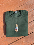 Peter Rabbit -Easter Egg Hunt Embroidered Crewneck