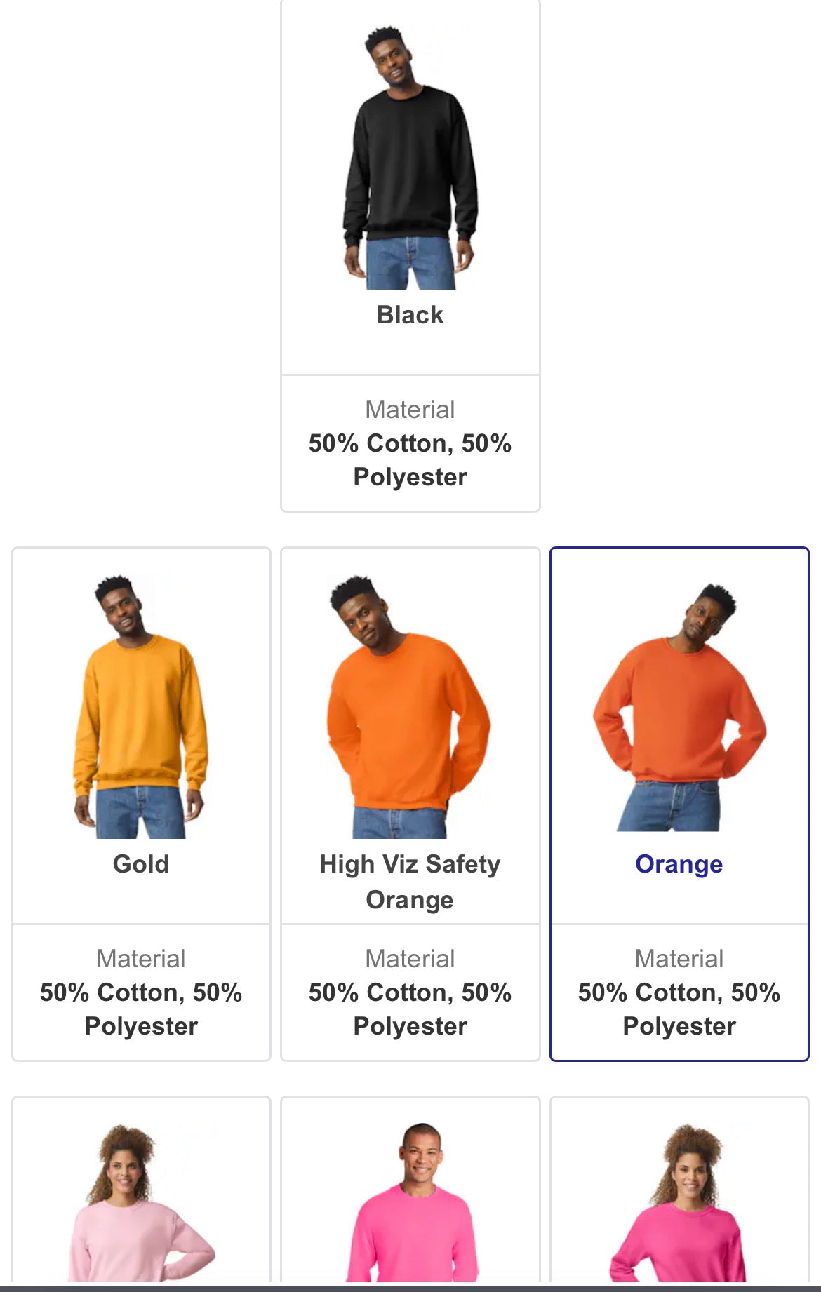 Gildan Heavy Blend Unisex Crewneck (G180)