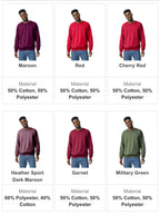 Gildan Heavy Blend Unisex Crewneck (G180)