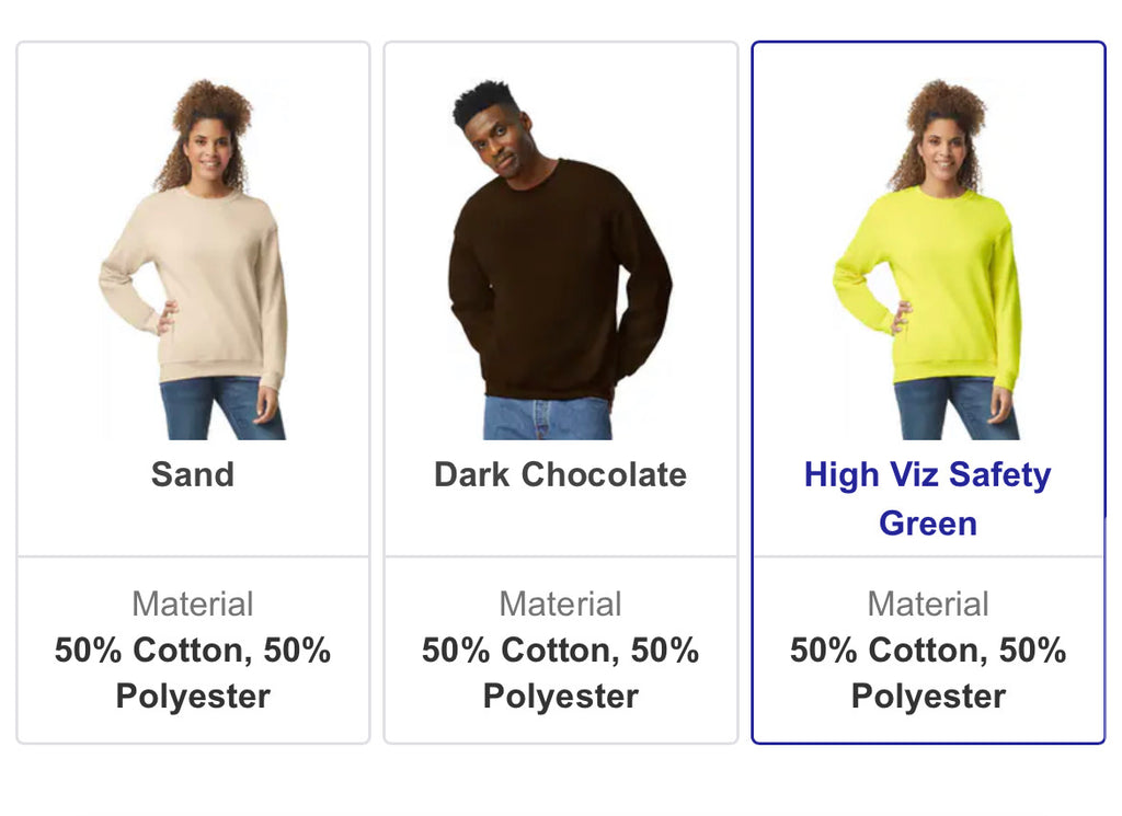 Gildan Heavy Blend Unisex Crewneck (G180)