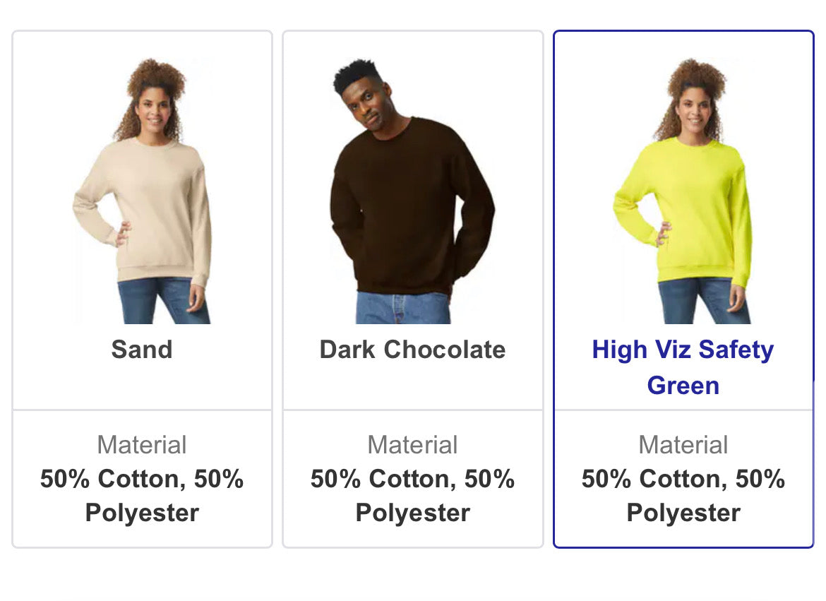 Gildan Heavy Blend Unisex Crewneck (G180)