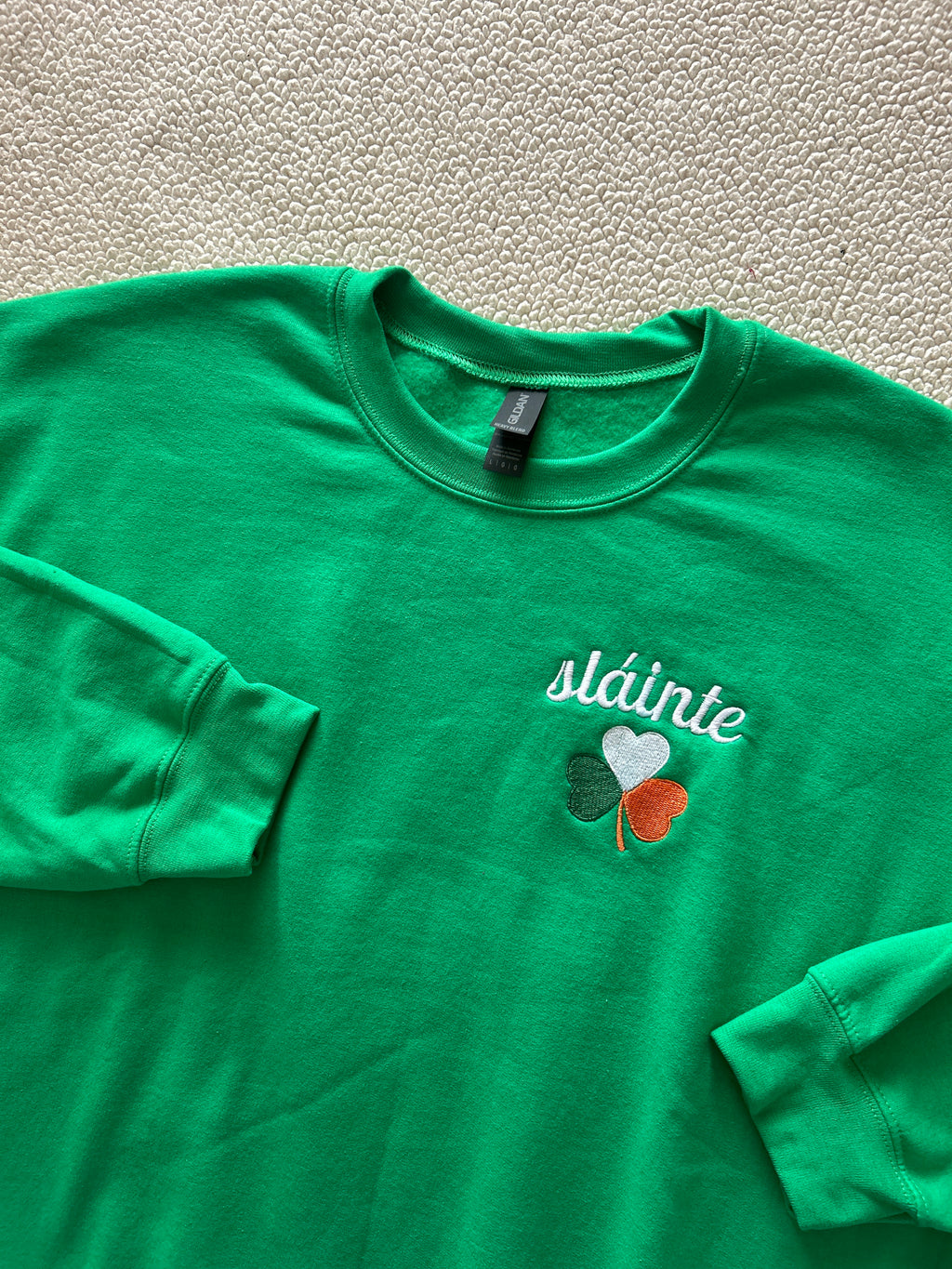 Sláinte - St. Patricks Embroidered Party Crewneck