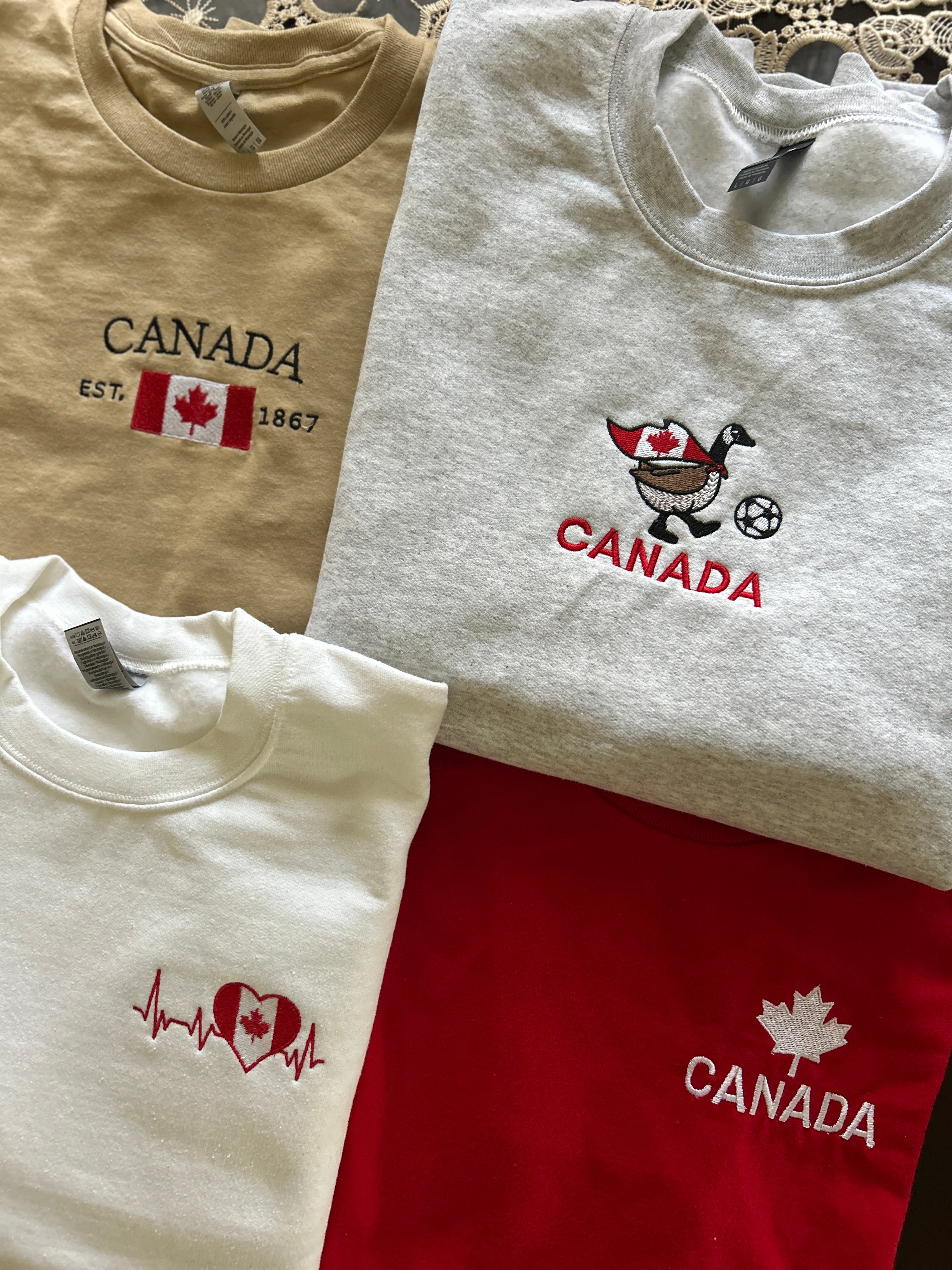 Canada Soccer Goose Crewneck