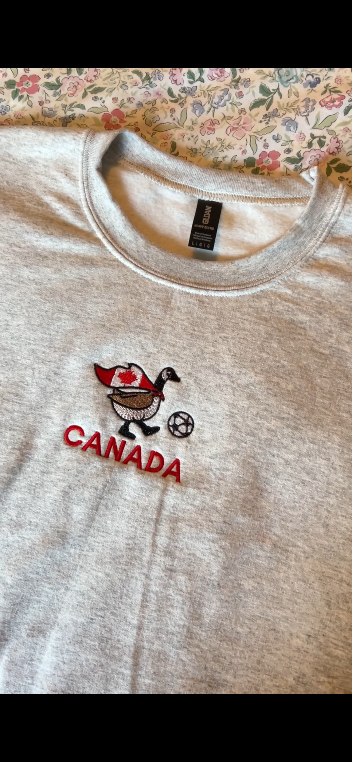 Canada Soccer Goose Crewneck