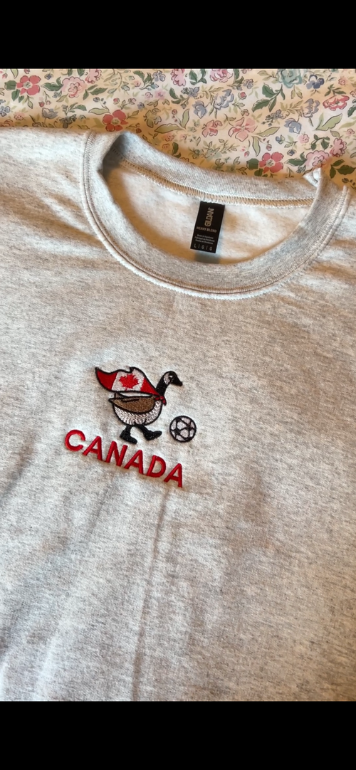 Canada Soccer Goose Crewneck