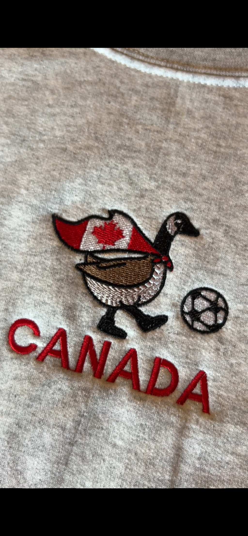 Canada Soccer Goose Crewneck