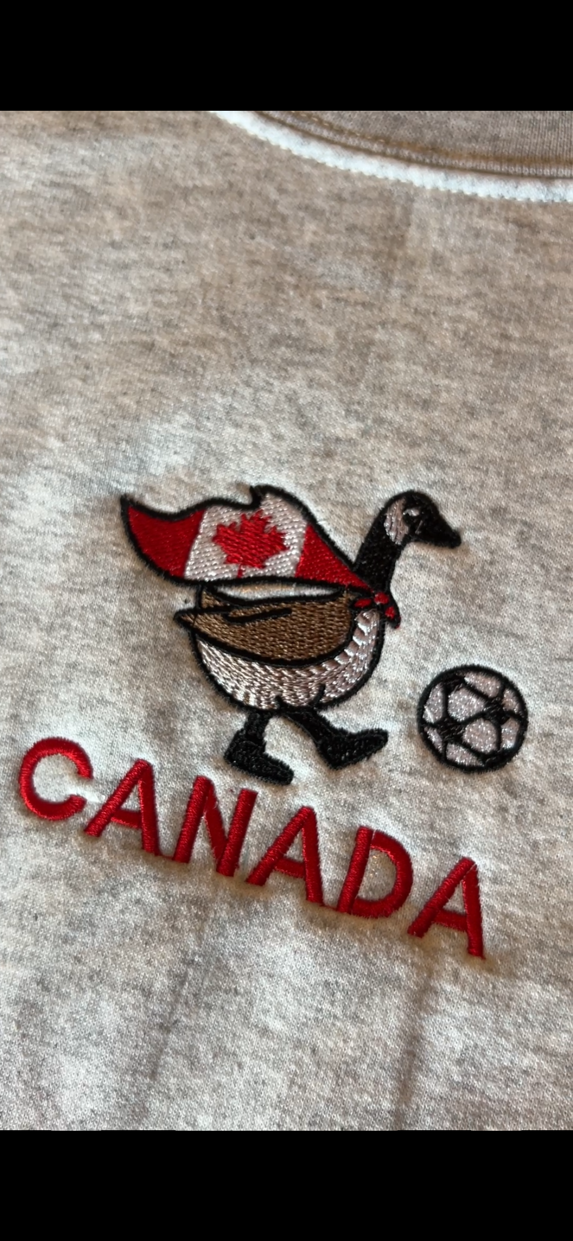 Canada Soccer Goose Crewneck