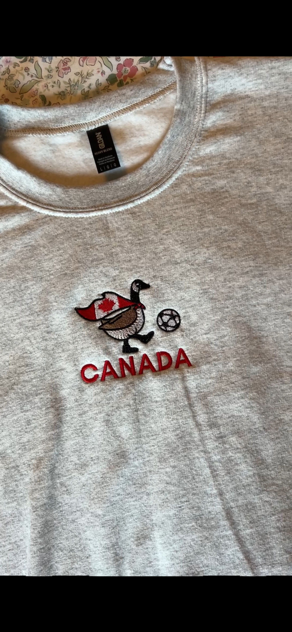 Canada Soccer Goose Crewneck