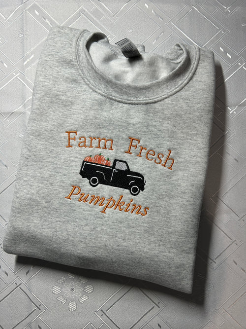 Farm Fresh Pumpkins Crewneck