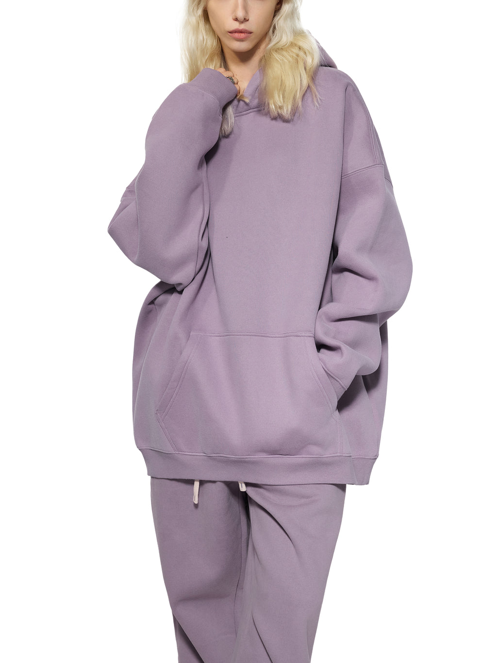 Oversized Fleeced Hoodie - Unisex