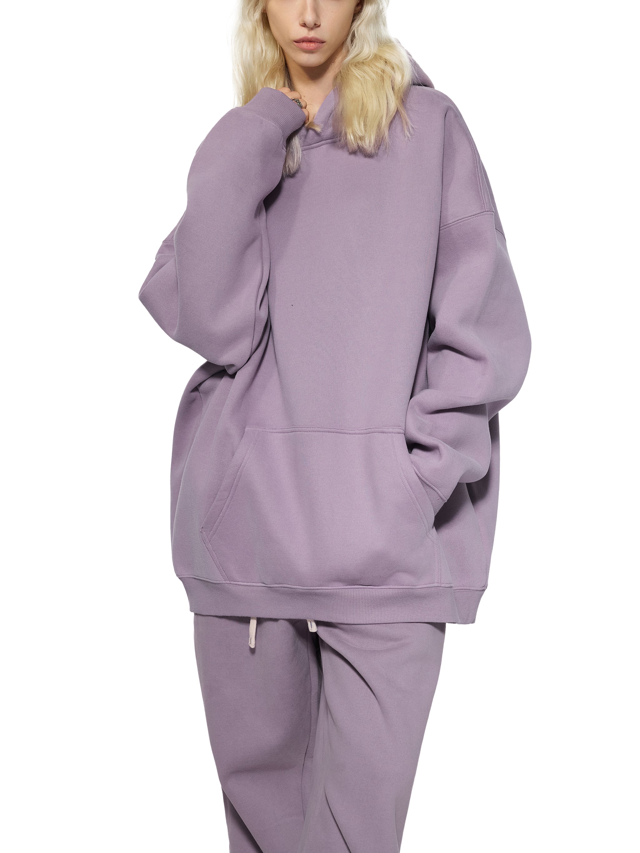 Oversized Fleeced Hoodie - Unisex