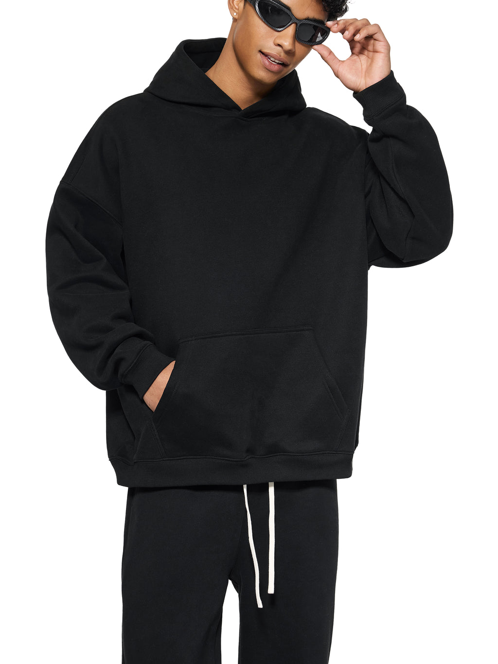 Oversized Fleeced Hoodie - Unisex