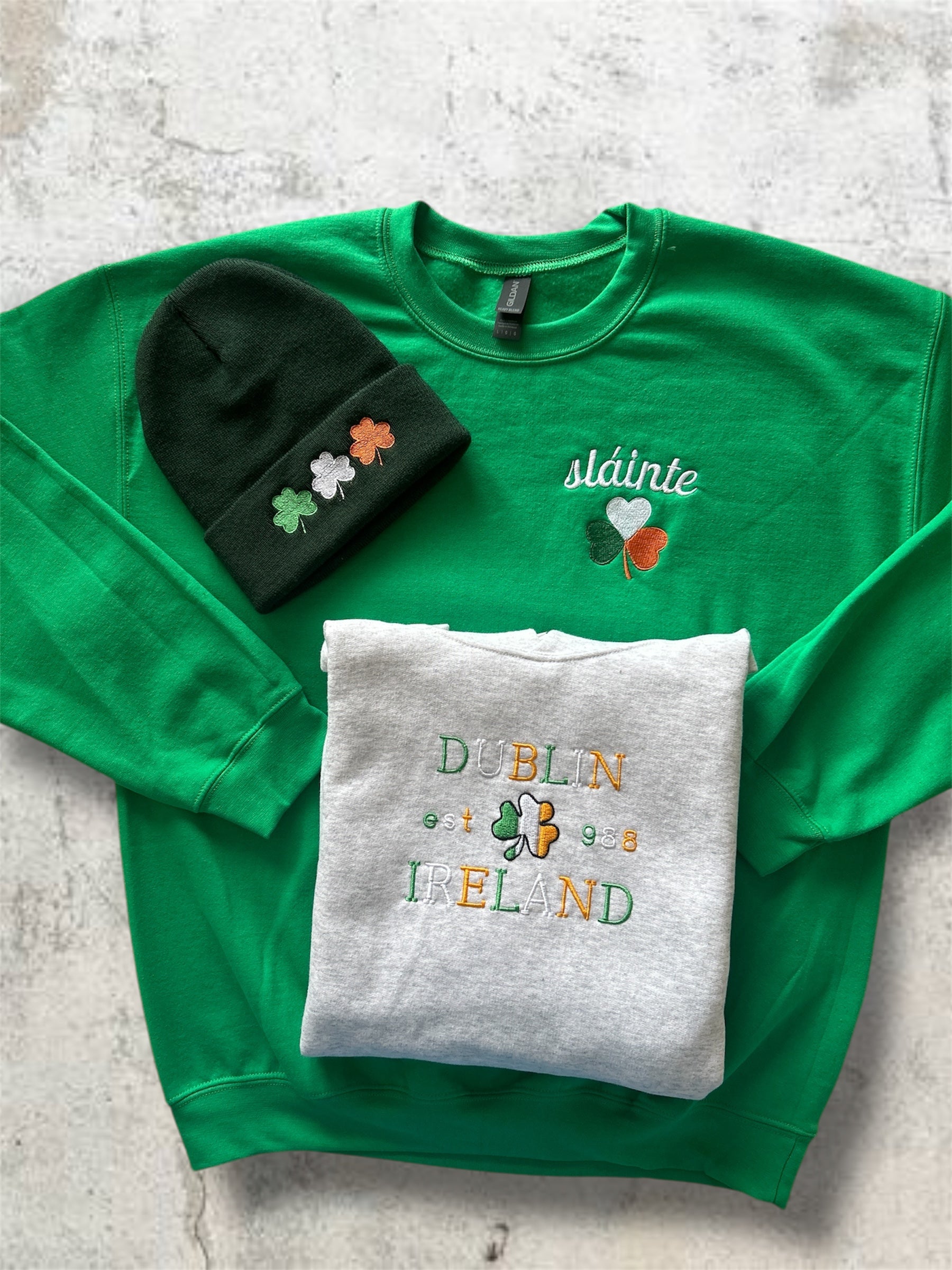 Sláinte - St. Patricks Embroidered Party Crewneck