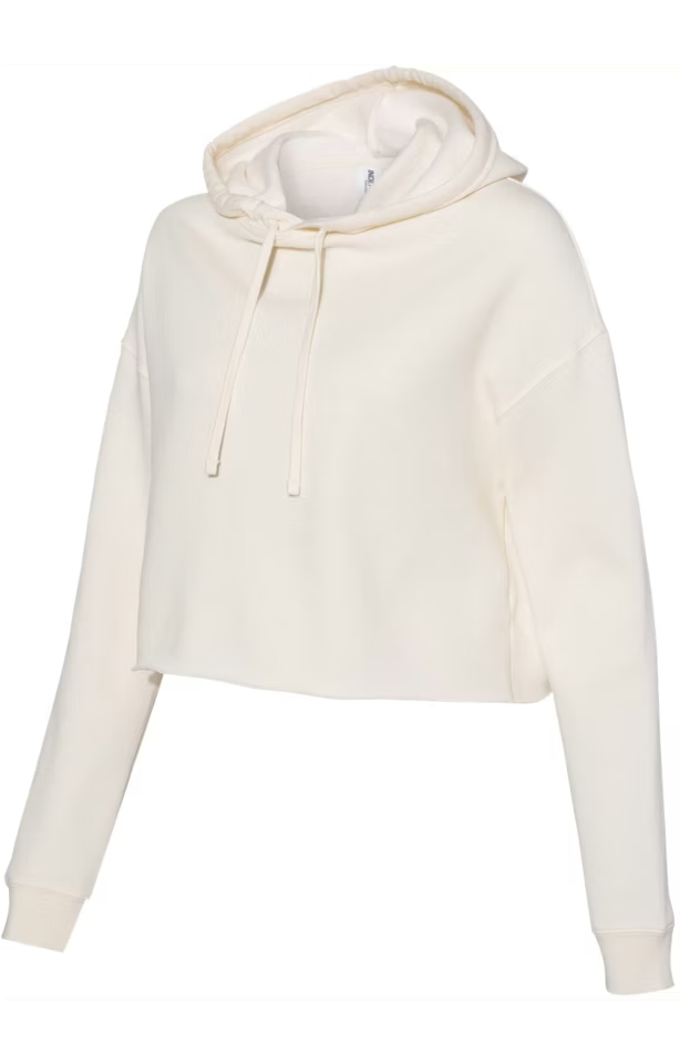 Independent Trading Women’s Lightweight Cropped Hoodie