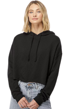 Independent Trading Women’s Lightweight Cropped Hoodie