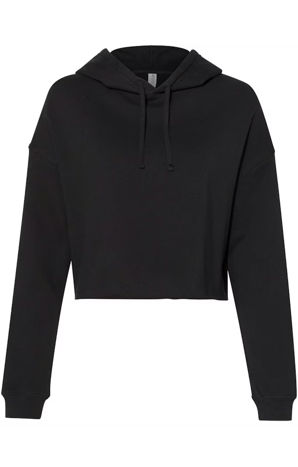 Independent Trading Women’s Lightweight Cropped Hoodie