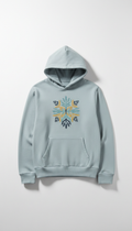 Embroidered Cotton Hoodie with Deep Pockets